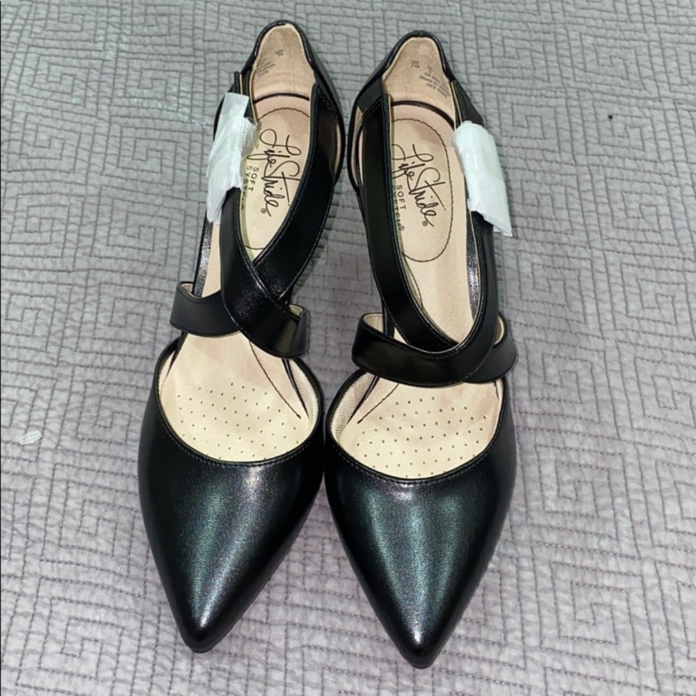 short black heels
